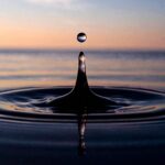 Kreisförmige Wasserwellen auf ruhiger Fläche – Symbol für Achtsamkeit, Stille und den gegenwärtigen Moment.