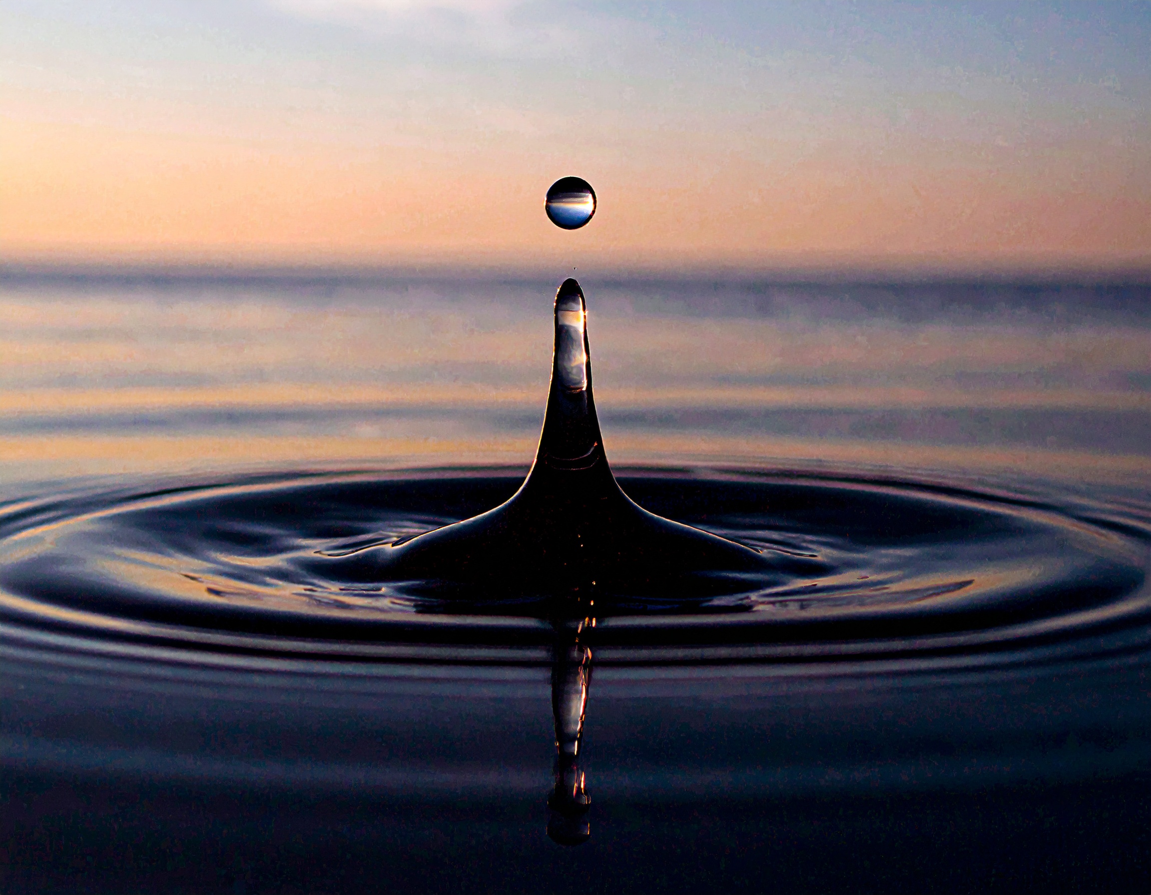 Der Klang eines Tropfens